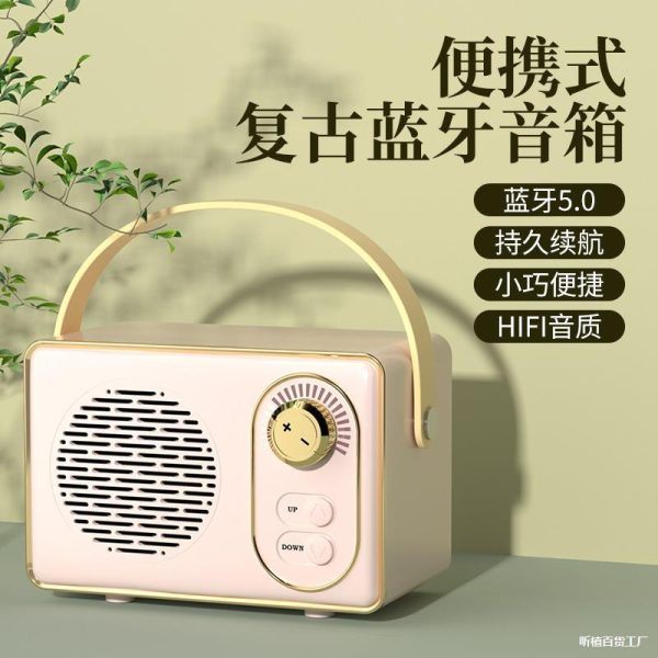 Cute Retro Bluetooth Speaker DZ-006 | Mini Vintage Cartoon MelodyBox Wireless Speaker BD