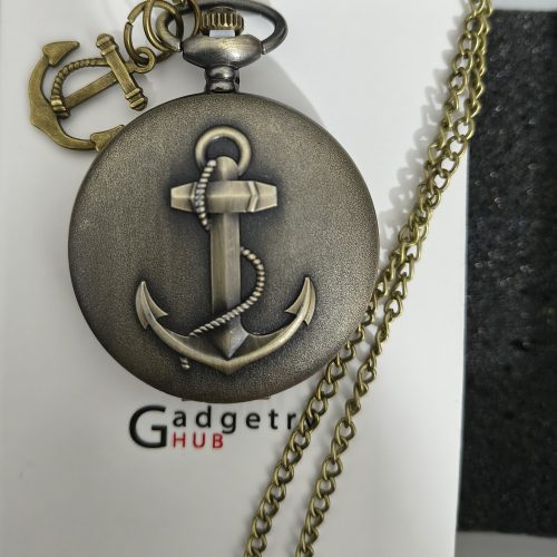 Antique Anchor Poket Watch Watch with Pendant Accessories