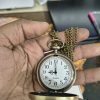 Heart Vintage Pocket Watch with Chain | Antique Love Design Quartz Watch | Romantic Gift Watch BD