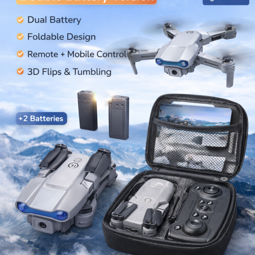 E99 Pro 4K HD Camera Drone – Foldable Quadcopter with Height Hold & Remote Control